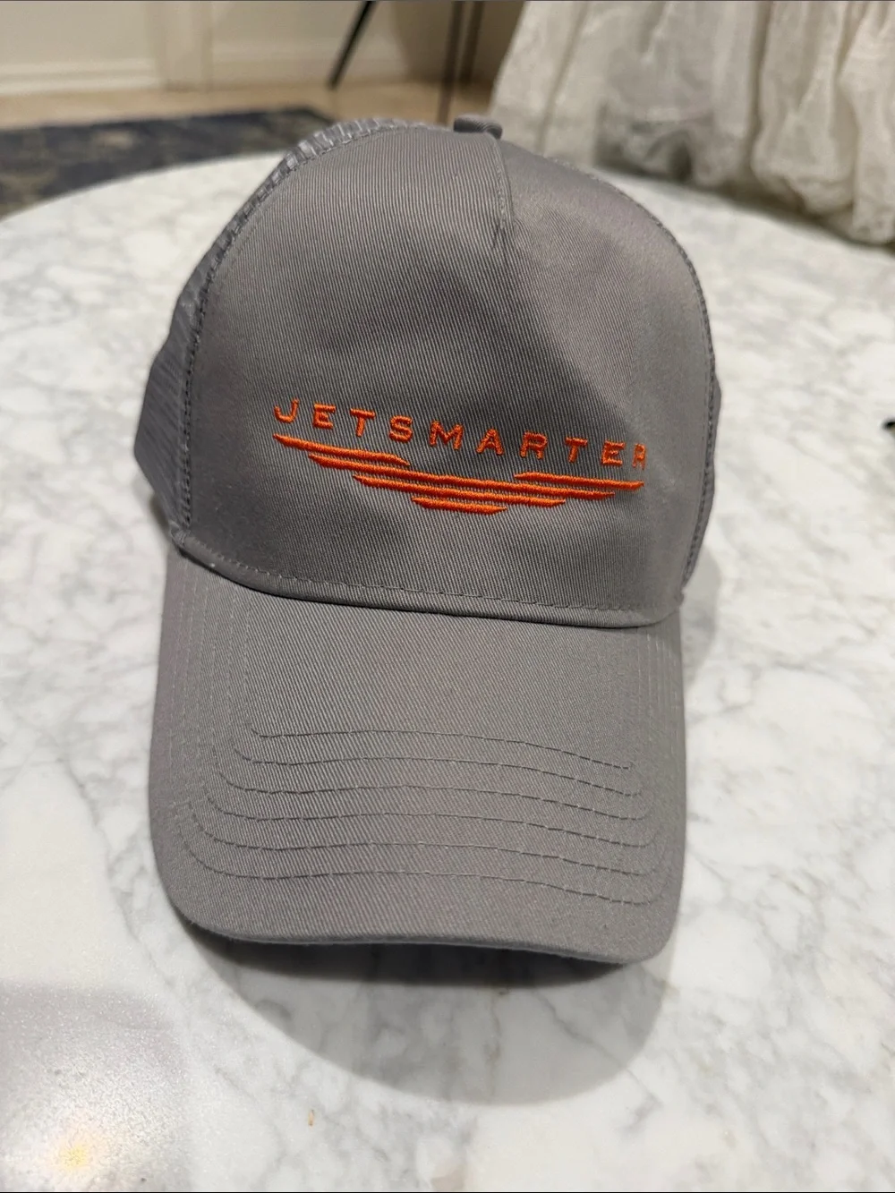 Jetsmarter Gray Truckers Hat NWOT